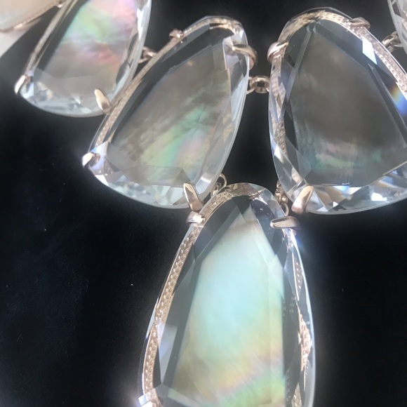 🚫Kendra Scott Harlow Necklace RoseGold/Brown MOP - Picture 7 of 9